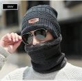 2 Piece Beanie Cap + Neck Warmer/Hat & Warmer Winter Beanie Cap Neck Warmer Beanie Full Set. 