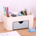 Cosmetic Organizer Makeup Storage Holder Container Plastic Box with Drawer Women. 