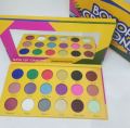 Beauty Compact Crayon Case Eyeshadow Palette - 18-Color Eye Retouching, Brightening, Waterproof, Long-Lasting, Moisturizing, Light and Thin Pigment Board. 