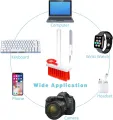 5 in 1 Computer Keyboard Cleaner Brush Kit Earphone Cleaning Pen For Headset Keyboard Cleaning Tools Cleaner Key Puller Kit Portable Multifunctional Cleaning Tool for PC Monitor/Earbud/Cell Phone/Laptop/Computer/Bluetooth Earphones. 