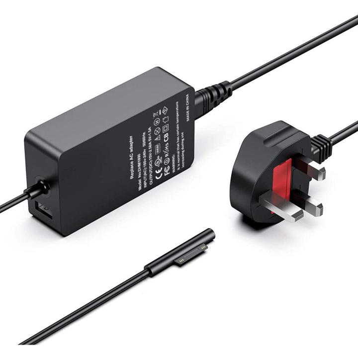 44W 15V 2.58A Sürface Book Charger Sûrface Pro Charger Power Supply for Surface Pro 3 Pro 4 Pro 5 Pro 6 Pro 7 Surface Go 1/2 Surface Laptop 1/2/3 Surface Book 1/2 Charger Adapter