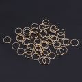 For Hair Accessories 50Pcs Punk Cuffs Rings Gold Silver Hair Rings Hair Braider Decoration Opening Rings Jewelry Dreadlock Styling Braider. 
