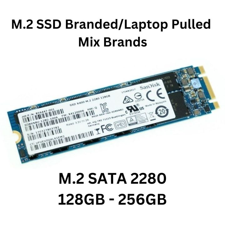 Mixed%20Brands%20M.2%202280%20SATA%20SSD%20128GB/256GB%20Internal%20Solid%20State%20Drive%20TLC%20-%20New%20-%20Image%203