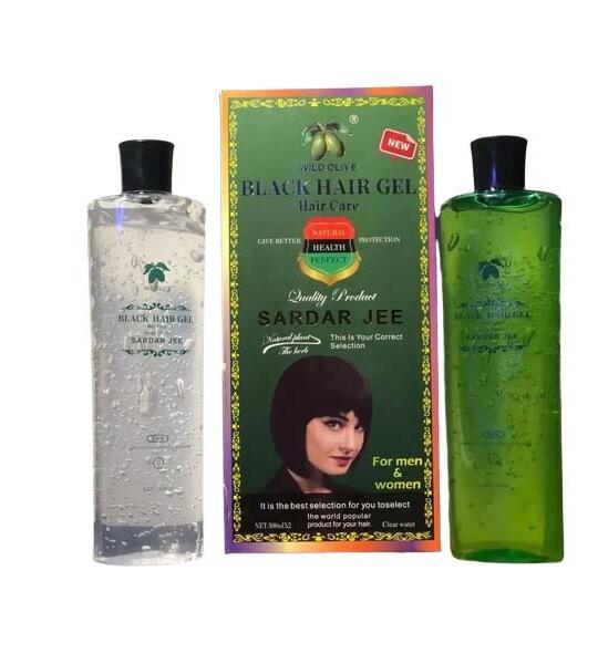 Sardar Jee Black Hair Color Gel SARDAR JEE EASY DYEING COLOURING GEL + OIL 2 BOTTLES 1000 ML