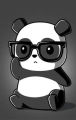 SMRT Cute Panda Laptop Sticker | Cartoon Vinyl Decal for Laptop, Notebook, Phone, Water Bottle | Waterproof & Removable Sticker. 