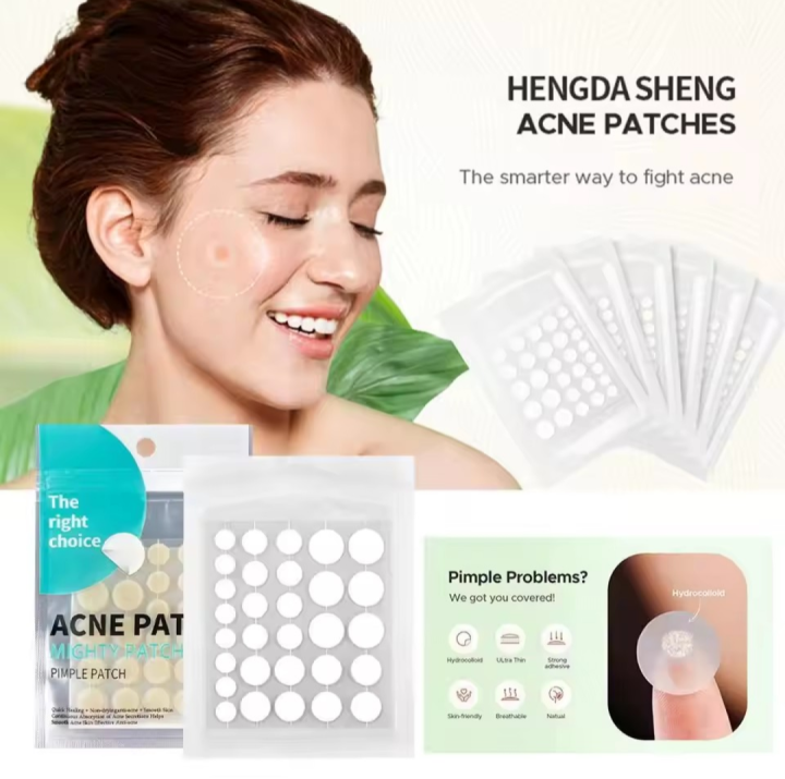 Round Shape Invisible Acne Pimple Patches – Ultra-Thin Transparent ...