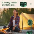 Portable Electric Mini Fan Foldable Telescopic Fan USB Rechargeable Fan Office Household Low Noise High Battery Life Standby. 
