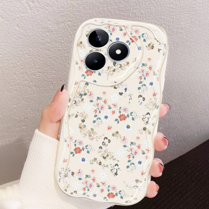 Coque Pour Realme C53/Narzo N53, étui Portefeuille En Cuir PU à