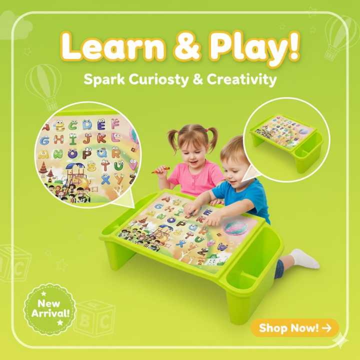 Imperial%20Study%20Desk/Portable%20Multipurpose%20Plastic%20Kid%20Table%20-%20Image%202