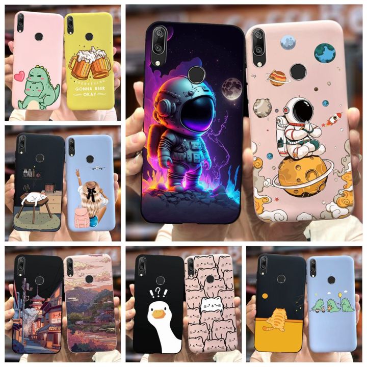 Case Prime Pro 2 for Huawei Y7 Phone Case for Navigator Cartoon Cover for Huawei Y7 2019 Phone Case Y7 Prime 2019 Cute Yusoft TPU 019 Y72019 Outside