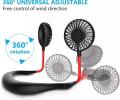 Hanging Neck Fan for Kitchen | Folding Handheld Fan Wearable Portable Neckband Mini Fan USB Chargeable. 