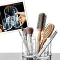 Cosmetic Makeup Organizer Transparent Acrylic Lipstick Holder Display Stand Nail Polish Eyebrow Pencil Storage Box Toothbrush Holder Stationary Holder. 