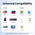 UGREEN Revodok 5-in-1 USB-C Hub with 4K HDMI, 100W PD, 3 USB-A Data Ports, USB C Hub Multiport Adapter for MacBook Pro/Air, iPad Pro, iMac, Surface, XPS, Thinkpad, Galaxy. 