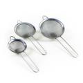 Pack of 3 Metal Tea Strainer Set, Silver, 3 Pieces CHAI KI CHANNI, Tea Filter. 