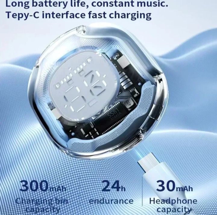 Air%2039%20Earbuds%20Wireless%20Crystal%20Transparent%20Bluetooth%205.3%20Ear%20buds%20Wireless%20Headset%20Transparent%20Charging%20Case%20Heavy%20Bass%20Stereo%20Earphones%20Noise%20Reduction%20Sports%20Headset%20with%20Microphone%20Waterproof%20Headphone%20LED%20Digital%20Display%20-%20Image%208