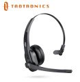 Taotronics Business Wireless Headset with Microphone, Mute Button, Noise Cancelling Mic Bluetooth 5.0 Noise Canceling AI Noise Reduction, 34+Hrs Talk Time, Soft Ear Pad for Business, Office, Work, Call Center, Home, Wireless Cell Phone. 