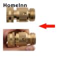 Hose Connector Rustproof Brass Garden Hose Adapter Quick Connector for Leak-proof Fitting Southeast Asian Buyers' Choice Male Hose Connector. 