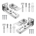 Bi-Fold Door Hardware Repair Kit - Hardware Kit for 2.22Inch to 2.54Inch Track,Folding Pocket Door Replacement Kit. 