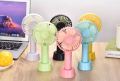 Electric Portable Mini Desk Fan for Kids - Rechargeable USB Battery - Handheld Fan with Adjustable Speed - Versatile Usage. 