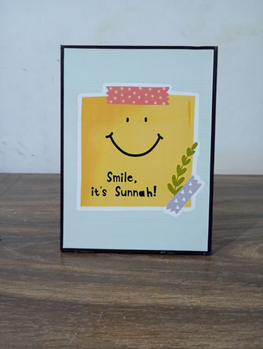 SMILE, It's Sunnah, Picture frame, photo frame, Islamic frame, Sunnah Of Prophet Hazrat Muhammad صلی اللہ علیہ وآلہ وسلم, size 6by8