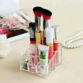 Transparent Acrylic Makeup Organizer Stand and Brush Holder Lipstick Organizer Tray Cosmetic Box Makeup Holder Organizer Stand Box With mirror, Cosmetic Storage Box Drawer. 