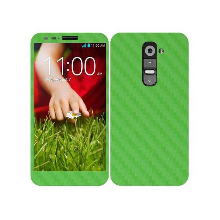 G2 Green Carbon Fiber Texture Mobile Skin