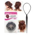 Pack Of 2 - Hair Bun Maker & Ponytail Tie Bumpit Hair Base Original Bump Styling Insert Tool Volume Fluffy Princess Styling Increased Hair Sponge Pad Hair Puff. 