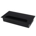 PACK OF 5 PCS COMPUTER DESK OFFICE TABLE WIRE CAP / WIRE COVER ALUMINIUM RECTANGLE 6 X 3. 