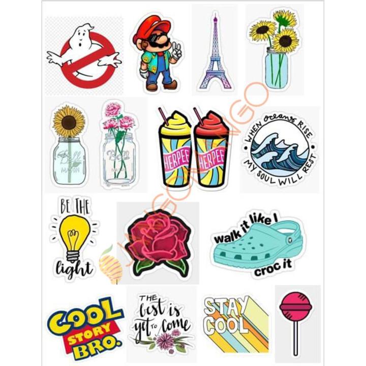 10 Pcs Trending Cool Funky Stickers Pack for Laptop Desk Phone DIY Stickers - JangoMango Store