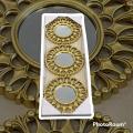 3 piece wall mirror for wall decorations home decoration. 