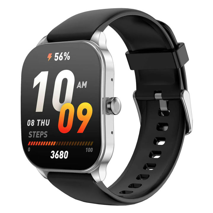 Amazfit Pop 3S Ultra-large 1.96" HD Amoled Display AOD Smart Watch