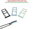 Xiaomi Redmi A1 Plus SIM Tray Sim Jacket Sim Slot Sim Door For Xiaomi Redmi A1 Plus - Black. 