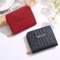 Fashion Embroidery Short Women's Wallet Zipper Clutch Bag Small Female Coin Purses Credit ID Card Holder Money Clip Case. 