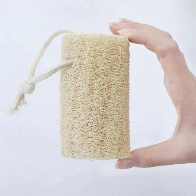 Loofah - Natural Loofah Sponge for Bath & Body Wash - Loofah Sponge for Bath, Body Scrub & Dishes - Organic Loofah Sponge, Tori Loofah, Natural Loofa/Lofah/Loafah Scrubber for Bath