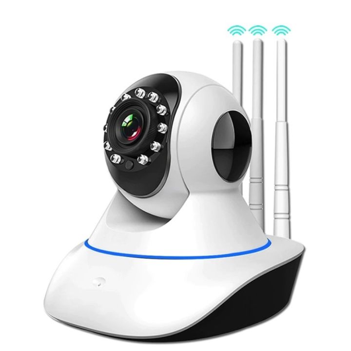 WIFI SMART NET CAMERA 360 DEGREE ROTATION 3 ANTINA - WIFI CAMERA