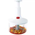 Kitchen Twist Fruit And Vegetables Cutter,Slicer,Food Chopper,Salad Cutter, Plastic Food Chopper,Mini Hand Chopper. 