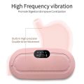 Portable Cordless Heating Pad for Menstrual Cramps Relief, Heating Pad for Stomach, 3-Speed Temperature Adjustment and 4-Speed Massage Modes, Back and Belly Heating Pad for Women(Pink). 