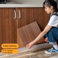 Wooden Texture sticker sheet Wallpaper Wardrobe Cupboard Furniture Renovation Kitchen Home Decor. 