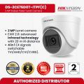 HIKVISION DS-2CE76D0T-ITPF(C) 2 MP Indoor Fixed Turret Camera Turbo HD Products Turbo HD Cameras Value Series- HD video output camera- easy to install. 
