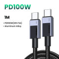 UGREEN 100W USB C to USB C Cable 5A Fast Charging PD 3.0 QC 4.0, Nylon Braided Type C Charger Cord 0.5m 1m 1.5m 2m 3m Length Options, Compatible with MacBook Pro/Air, iPhone 16/15 Pro Max, Galaxy S25/S24/S23 Ultra, iPad Pro. 