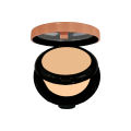 Glamorous Face Invisible Matte Long Lasting Double Compact Powder (Shade:01). 