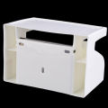 Wall Mounted Plastic Waterproof Toilet  Bathroom Tool Roll Paper Tissue Holder. 