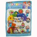 COCOMELON THEME BALLOON SET - COCOMELON THEME BIRTHDAY PARTY DECORATION SET - COCOMELON BIRTHDAY PARTY ITEMS. 