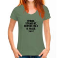 White Straight Republican Male Triggered Pro Conservative T-Shirt Tops Tees Fitted Comfortable Cotton Men T Shirt Customized. 
