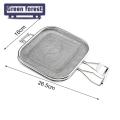 Green forest Sandwich Maker Mold Large-capacity Sandwich Splint Stainless Steel Grill Mesh Clip. 