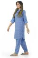 EGO Winter Collection 2019  Breather 2Pc  Sky Blue Cotton 2Pcs Stitched For Women. 