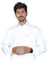 Peter Sham Signature Wash&Wear Off White Shalwar Kameez For Men. 