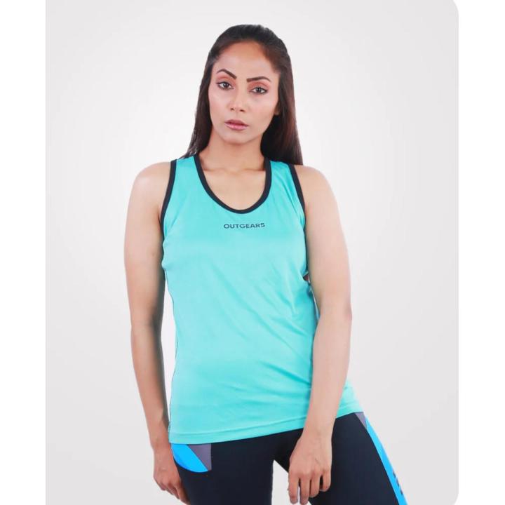 Women’s Tank Top Turquoise Drifit