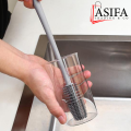 Silicone Bottle Cleaning Brush with Long Handler Kitchen Cleaning Tool For Baby Feeder Bottle Wash Baby Feeder cleaning brush, Baby Feeder Bottle Wash, Bottle Cleaning,Mini Rubber Cleaning Brush | Asifa Trading & Co. 