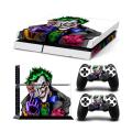 Joker Skin For Ps4 Console Full Wrap With Controller. 